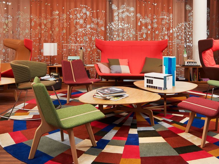„Wohnzimmer" im 25hours Hotel Zürich West