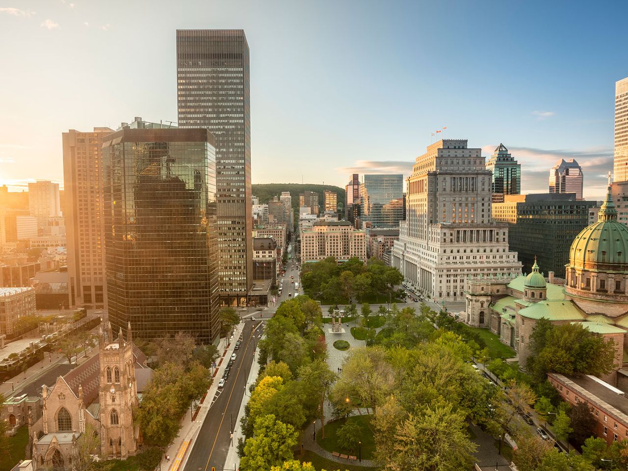 Blick auf Montreal, Kanada