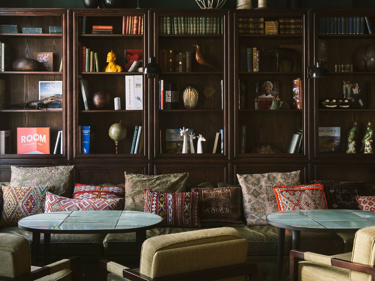 Sitzecke in der Bar des Gorgeous George Hotel