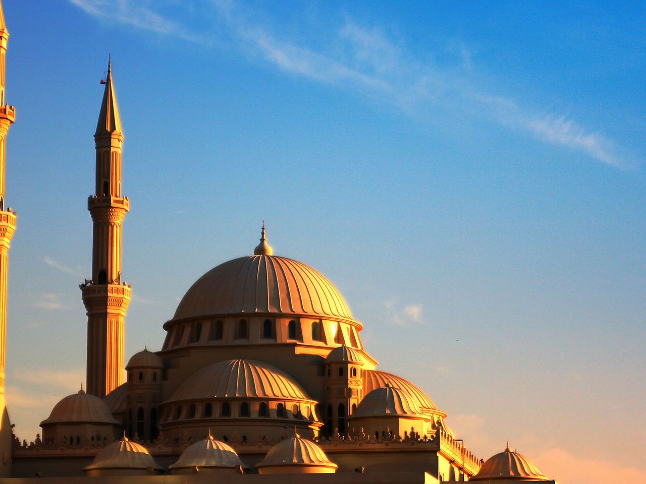 Al Noor Moschee in Sharjah-Stadt