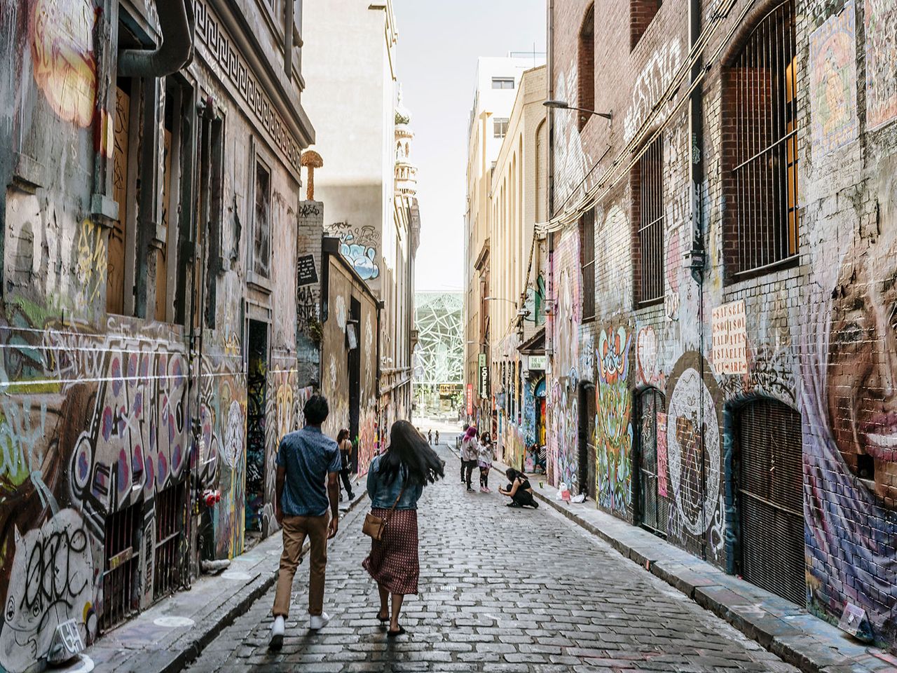Street Art Kunst in den Straßen von Melbourne