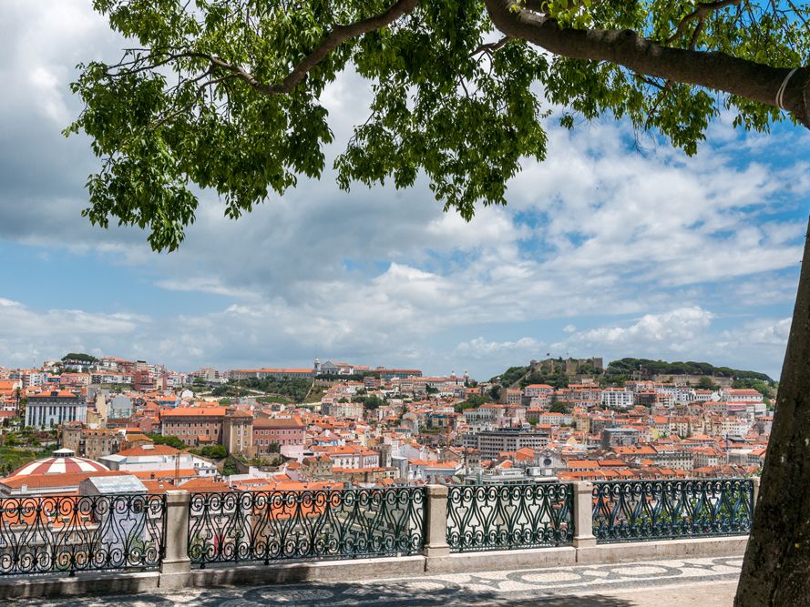 Ausblick vom Miradouro Sao Pedro Alcantara