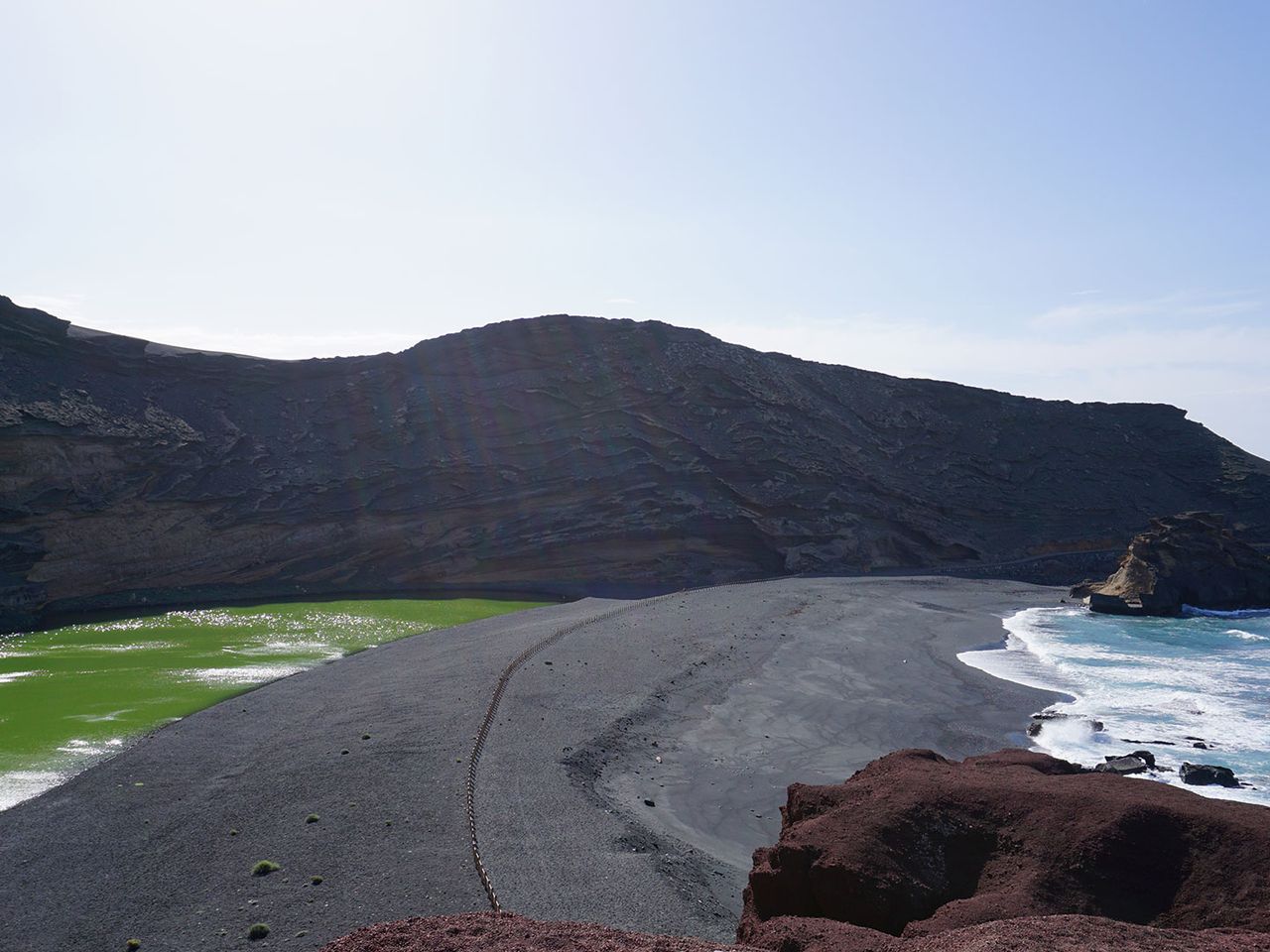 Lago Verde und Playa El Golfo, Lanzarote
