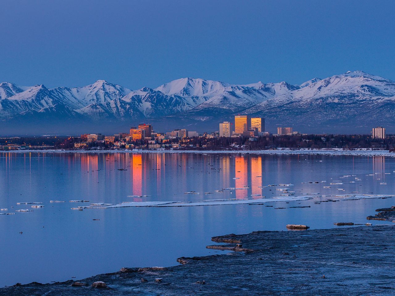 Skyline von Anchorage