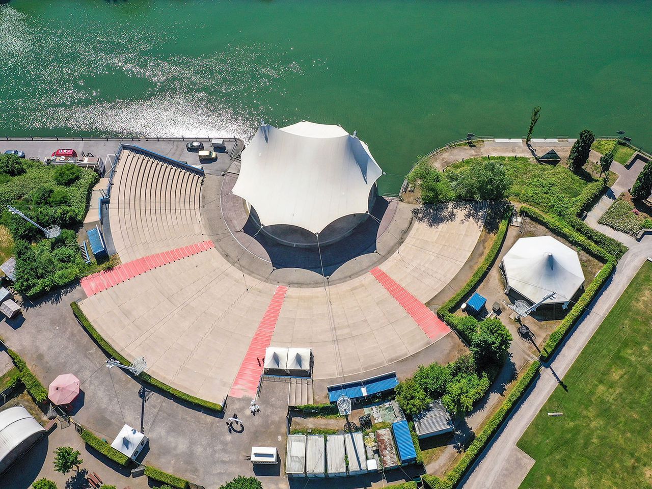 Amphitheater Gelsenkirchen, von oben