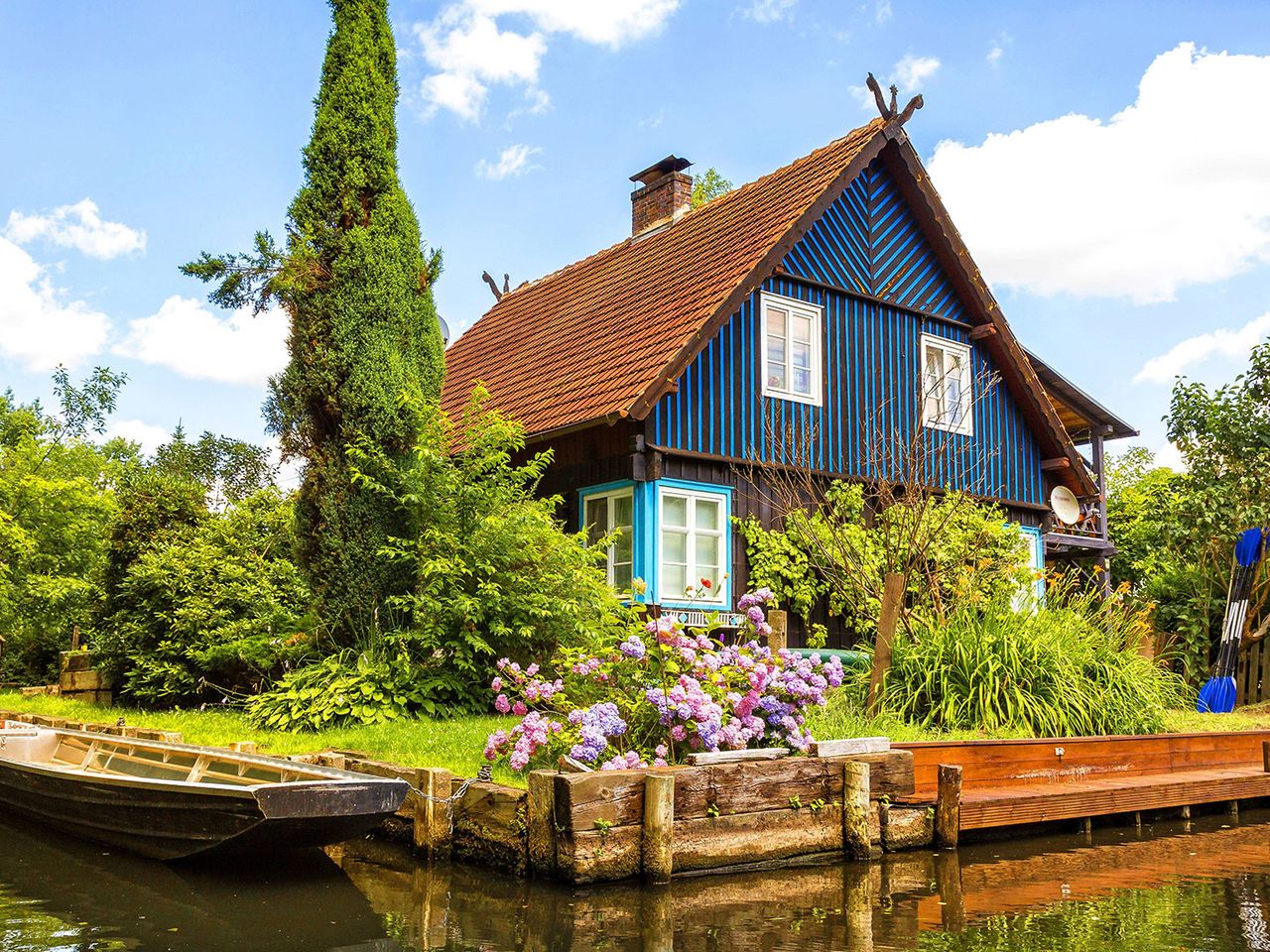 Haus am See, Spreewald, Brandenburg