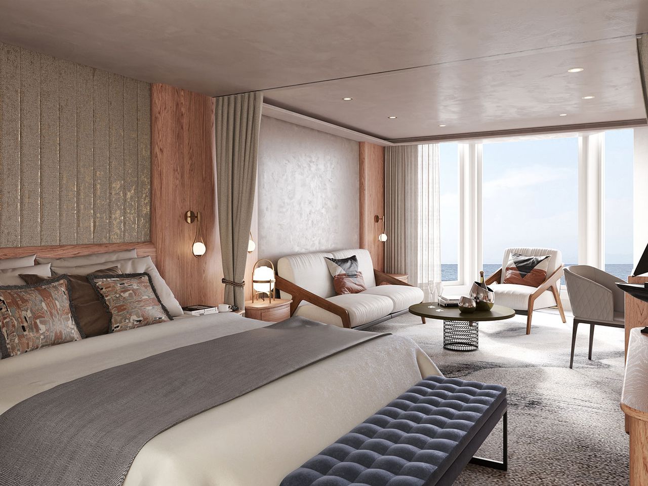 Suite in der MS Trollfjord von Hurtigruten