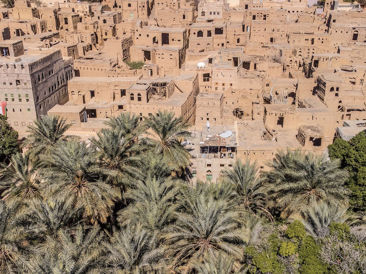 Traditionelle Lehmdörfer im Jebel-Al-Akhdar-Gebirge