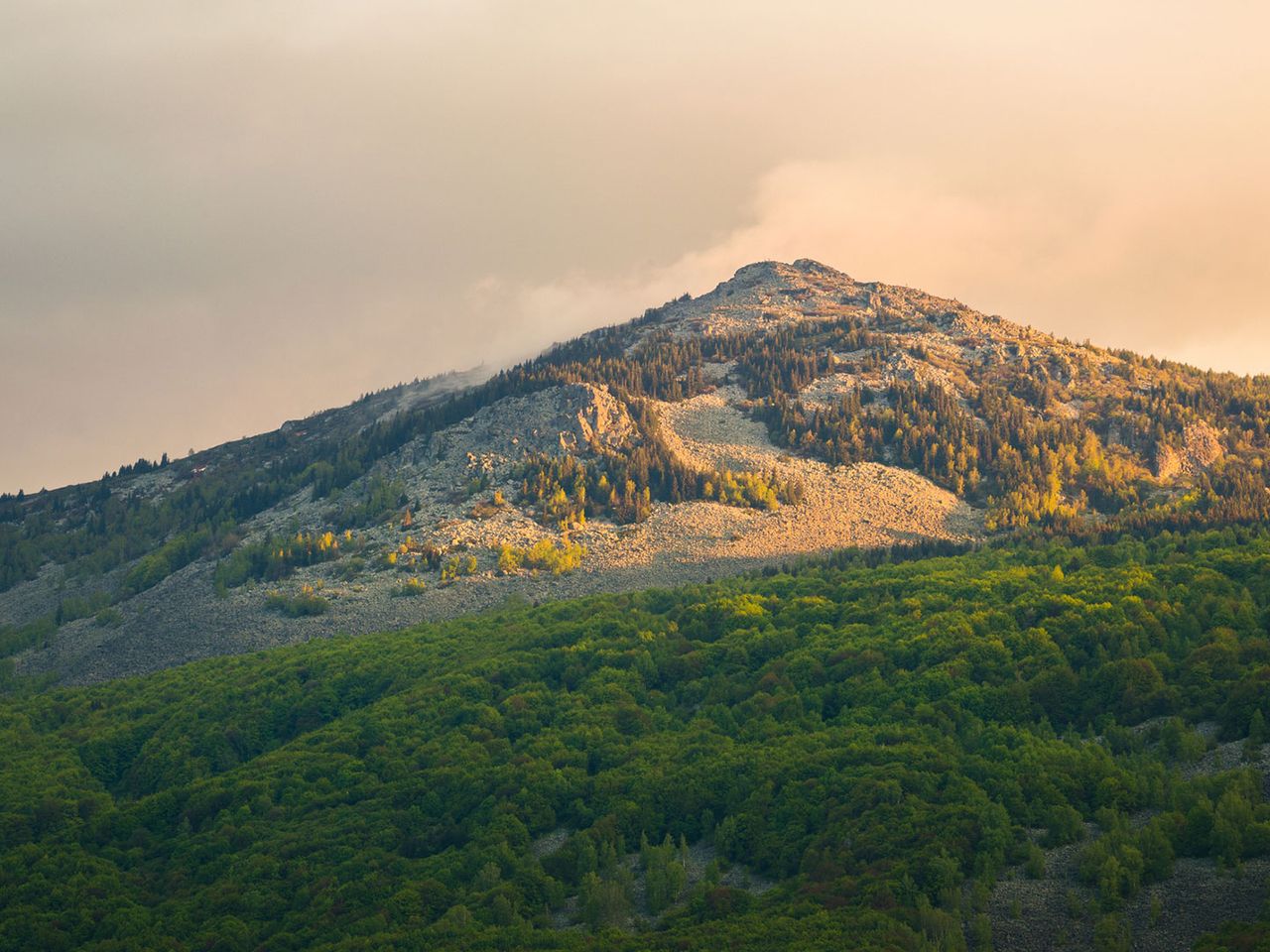 Gipfel im Vitosha-Gebirge