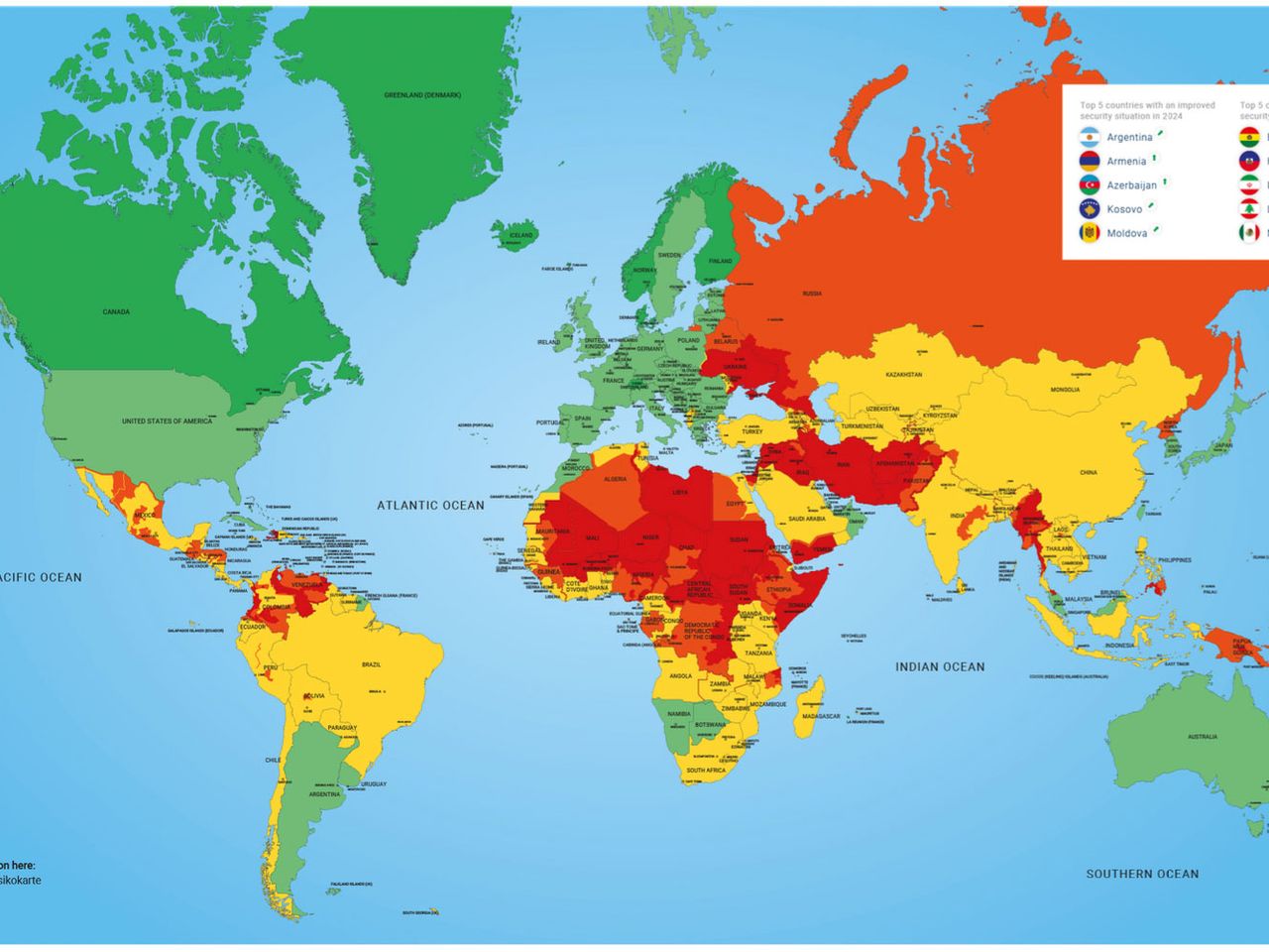 Risk Map 2025 von A3M