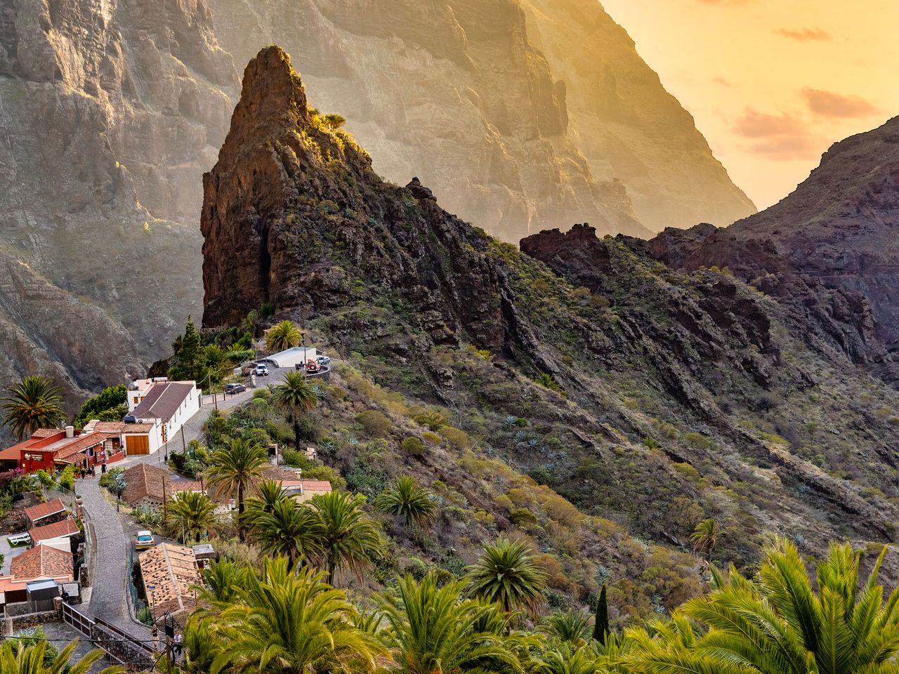 Dorf und Schlucht Masca, Teneriffa