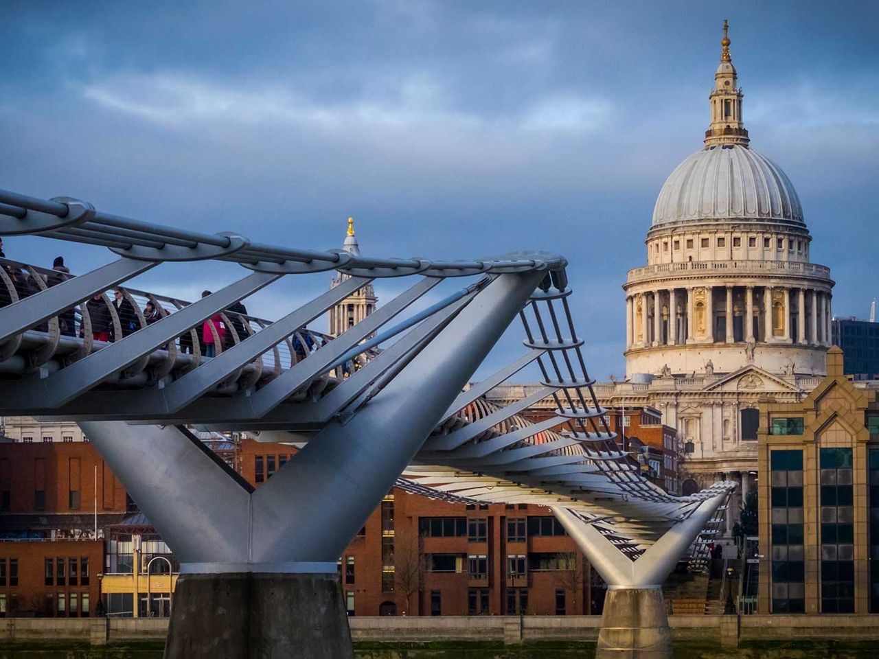 Millenium Bridge London, Harry Potter-Drehort