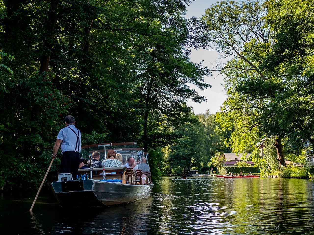 Kahnfahrt in Lübbenau im Spreewald