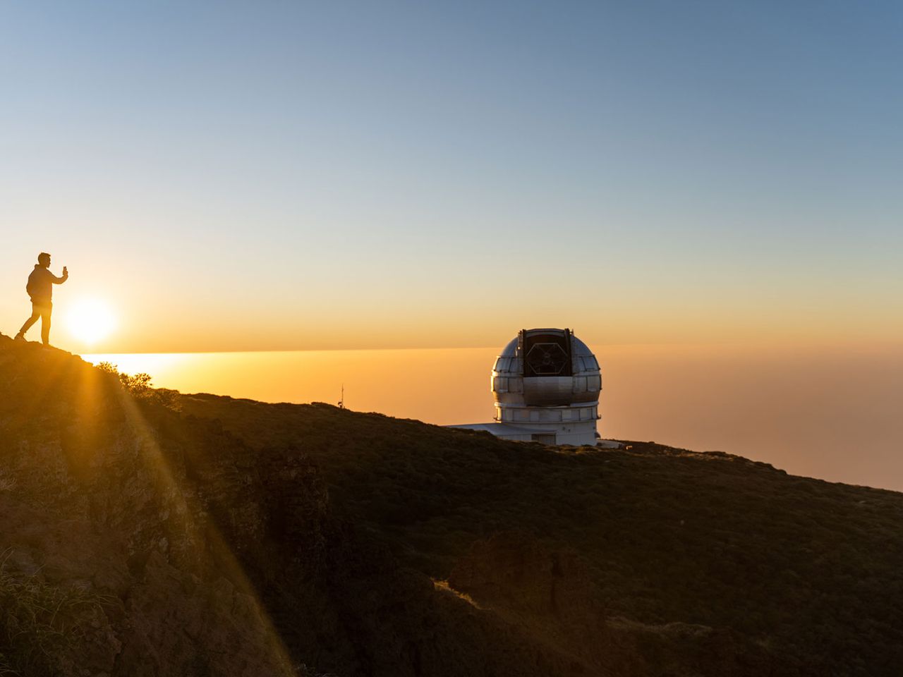 Observatorium auf La Palma (Observatorio del Roque de los Muchachos)