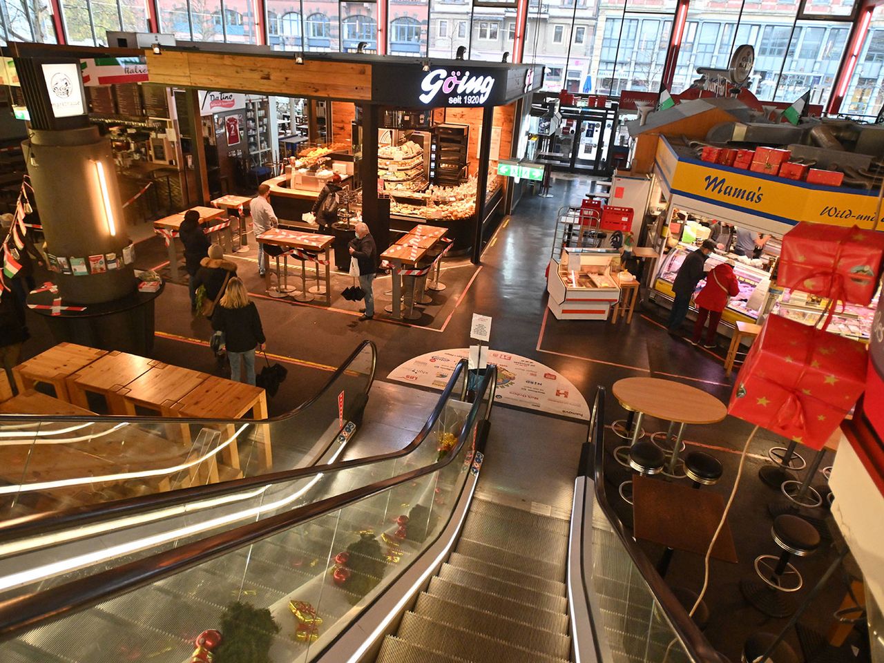 Markthalle Hannover von innen, leer
