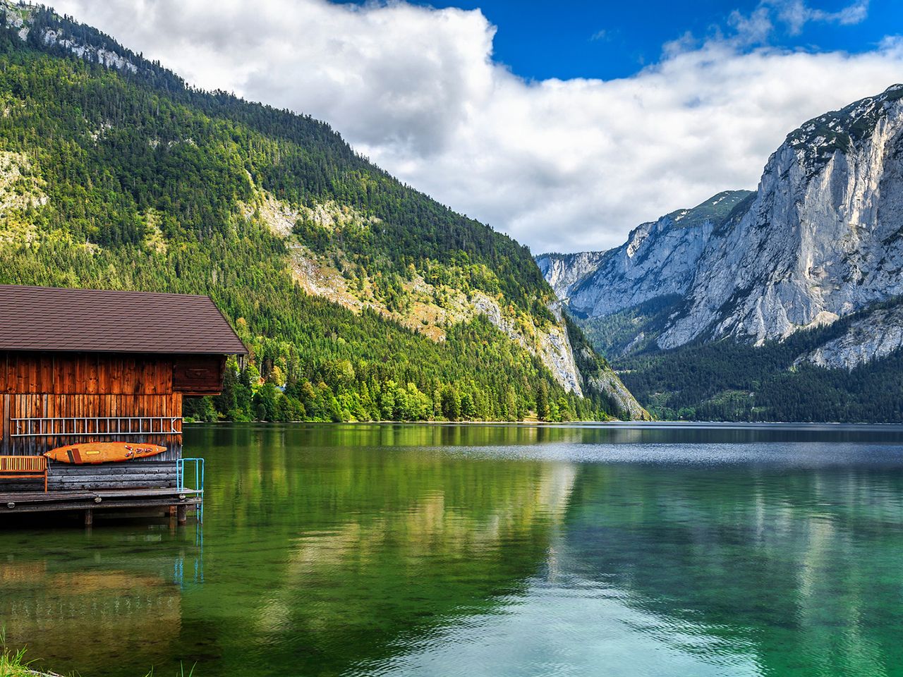 Altausseer See im Salzkammergut, Österreich