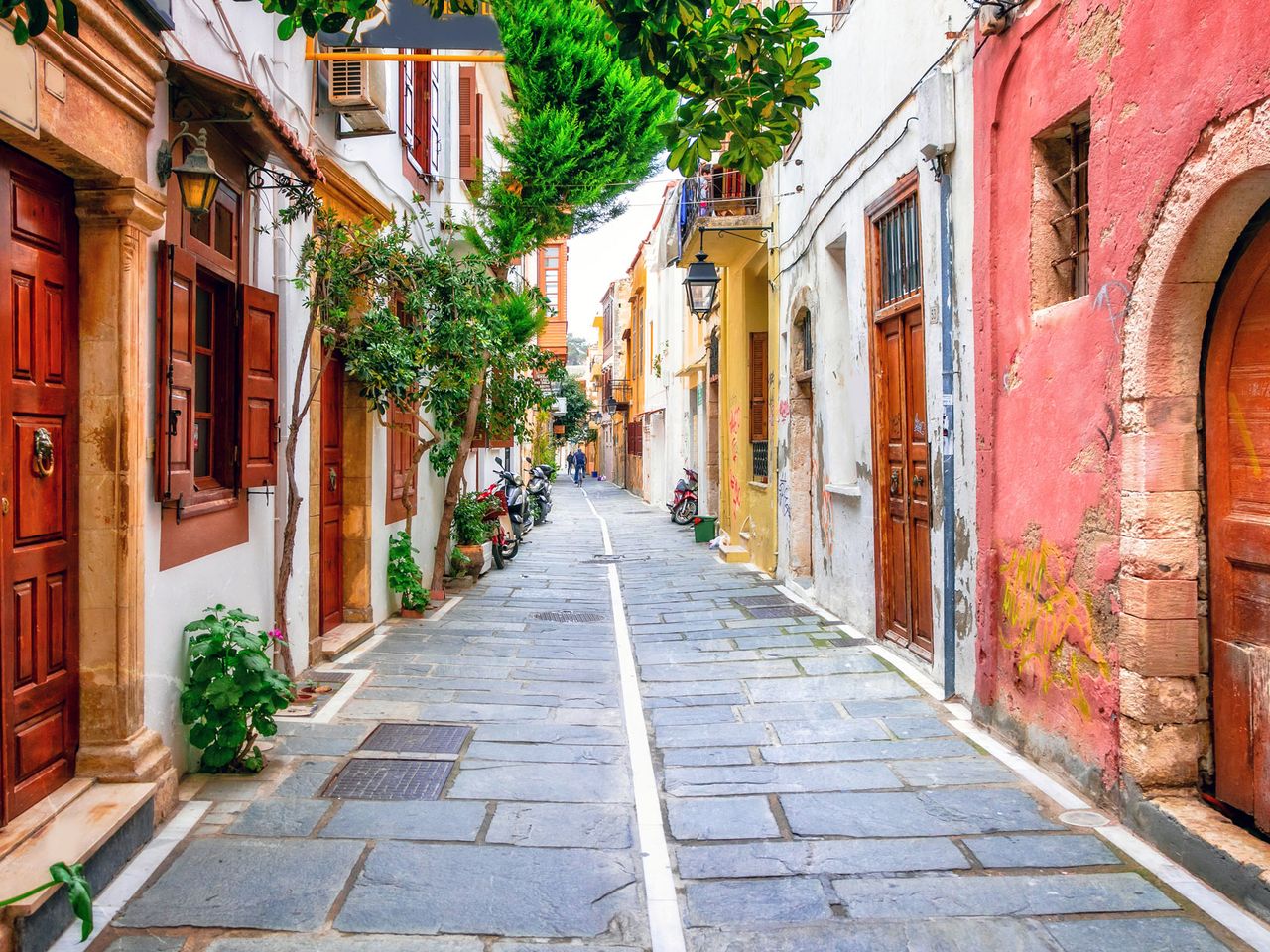 Gasse in Rethymno, Kreta