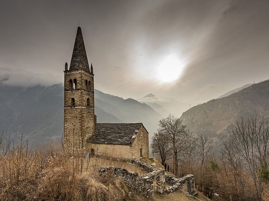 Die San Peyre Kirche in Borgota San Martino