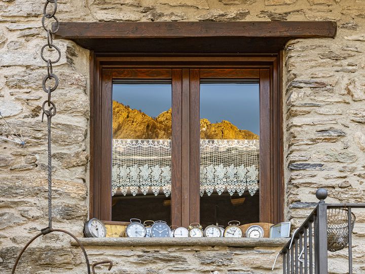 Hausfassade in Ceaglio