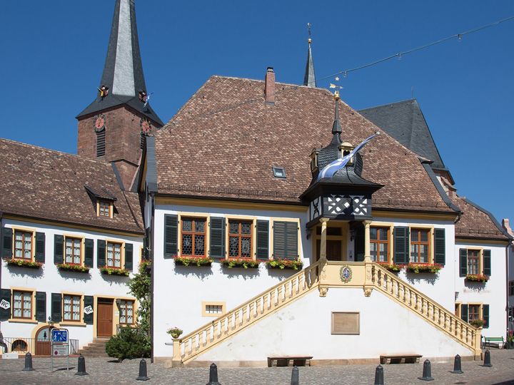 Historisches Rathaus in Deidesheim, Rheinland-Pfalz