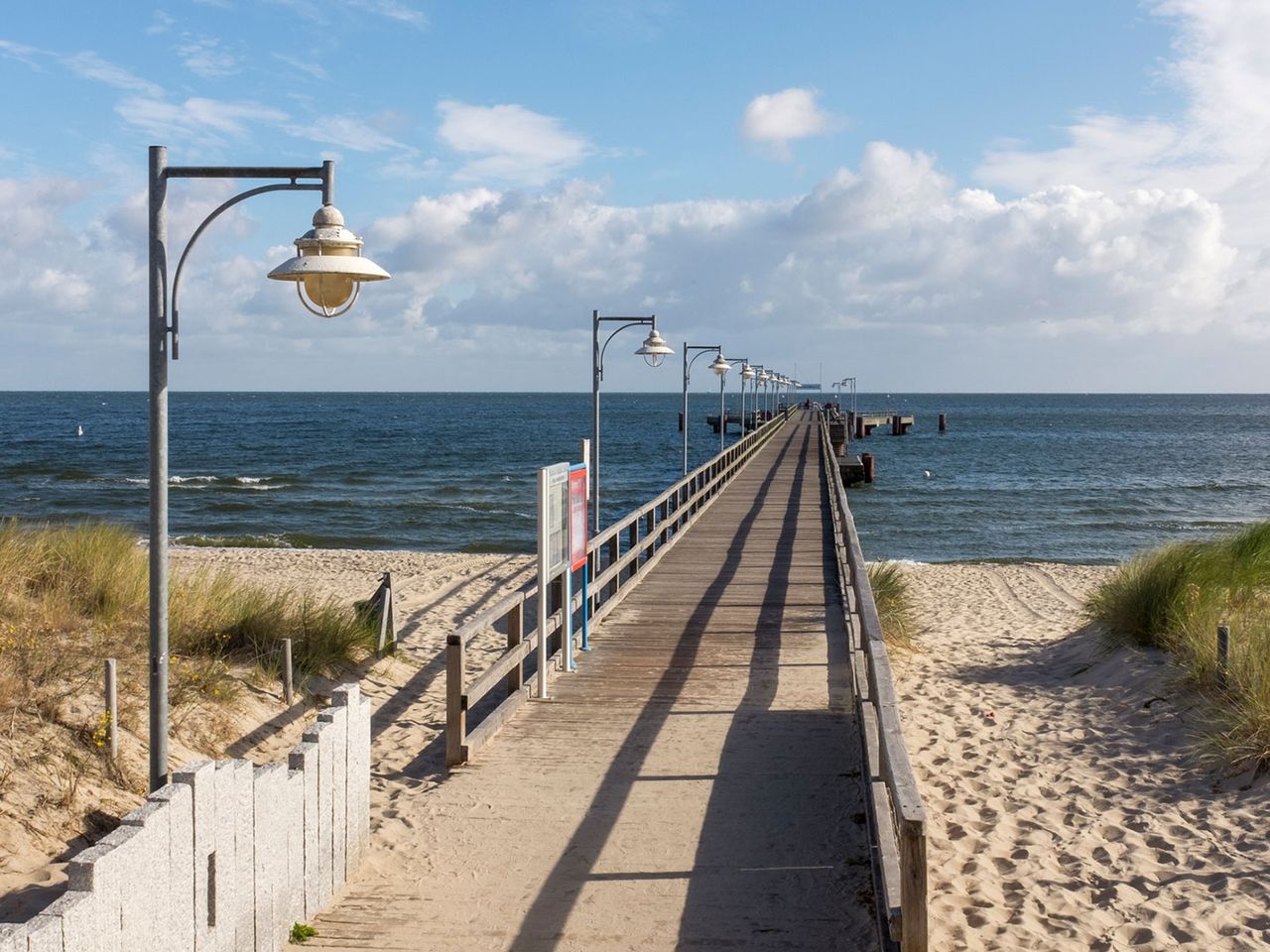 Seebrücke in Göhren, Seebad an der Ostsee
