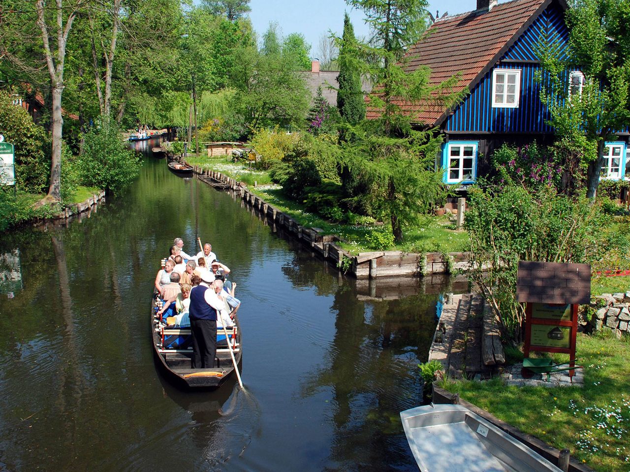 Lübbenau-Lehde, Kahnfahrt im Spreewald, Foto aus 2006