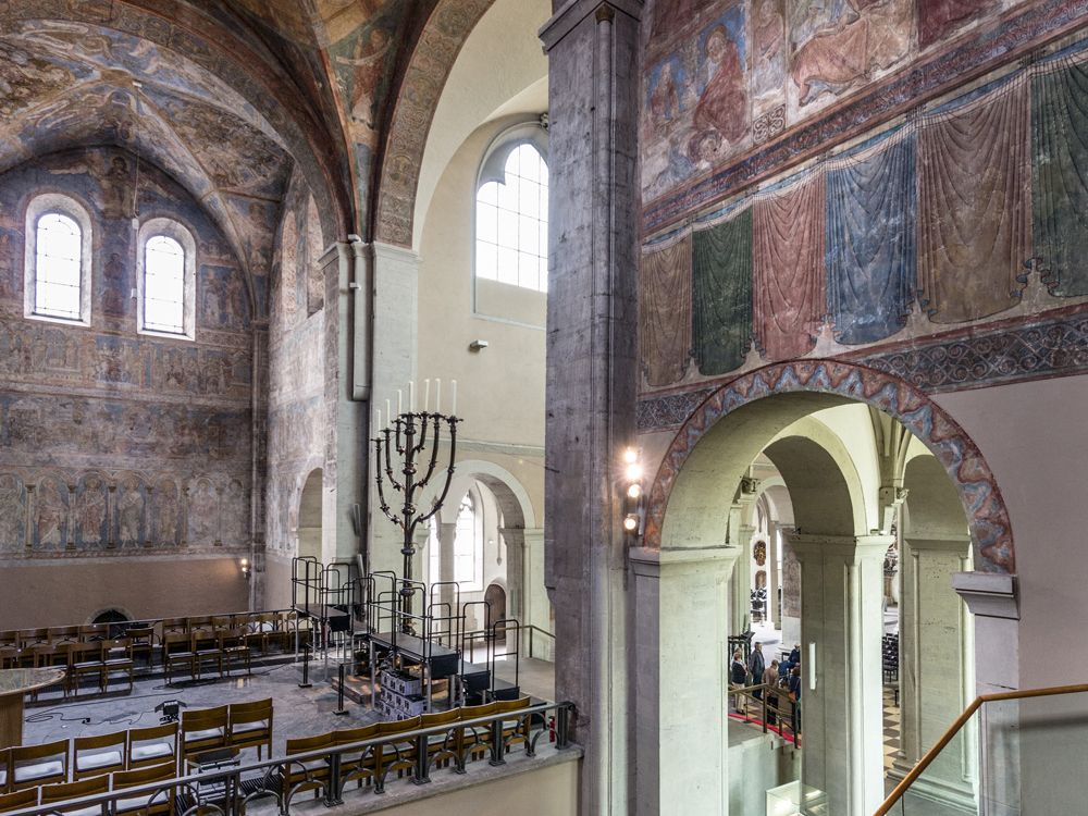 Blick in das Gewölbe des Dom Sankt Blasii in Braunschweig