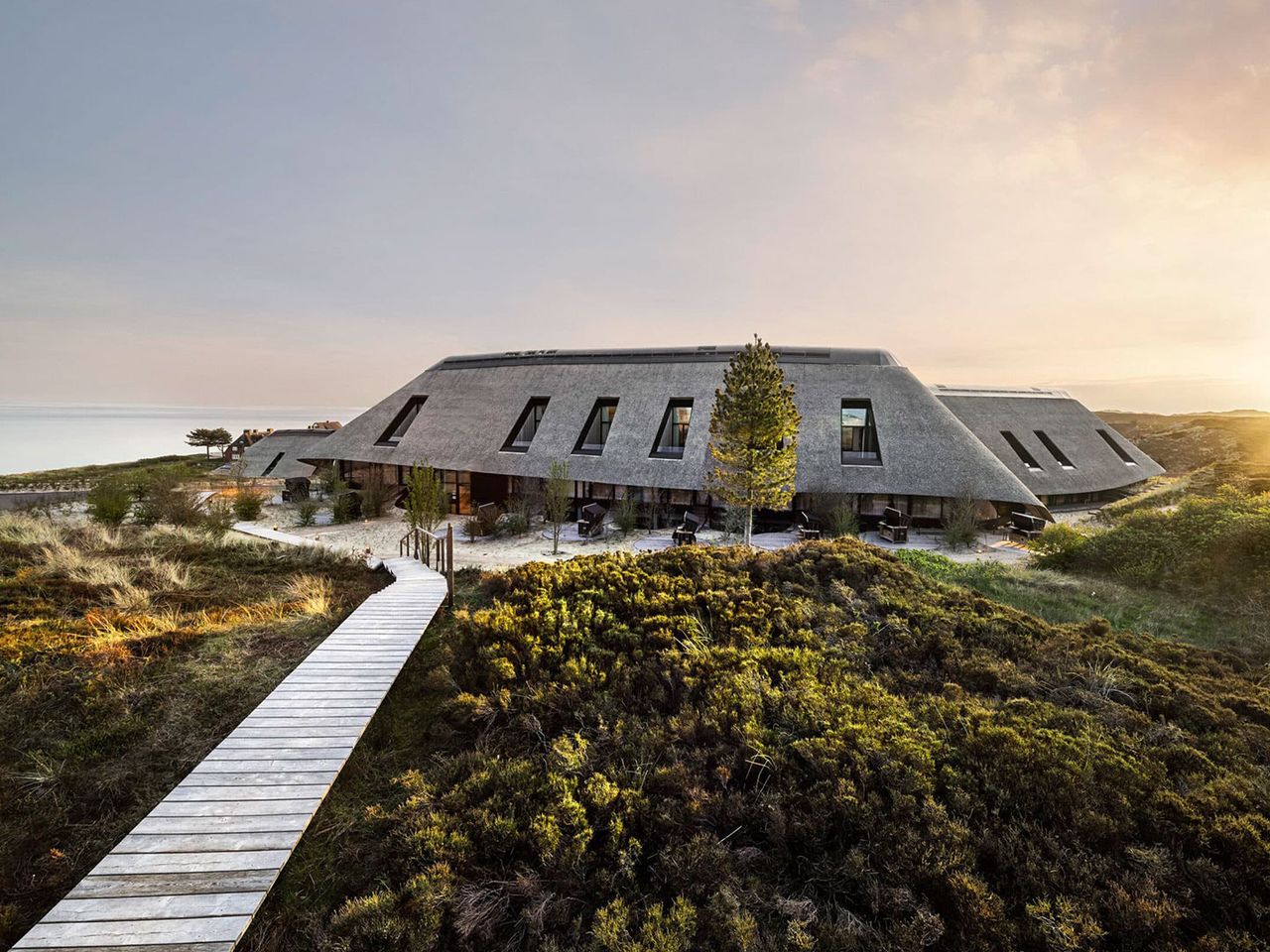 Das Lanserhof-Gesundheitsresort liegt in den Dünen von List auf Sylt.