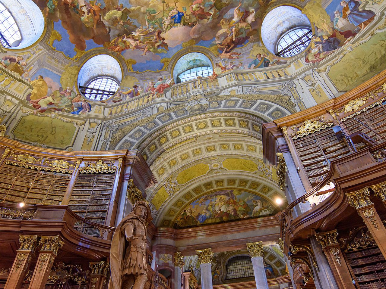 Prunksaal in der Österreichischen Nationalbibliothek, Wien
