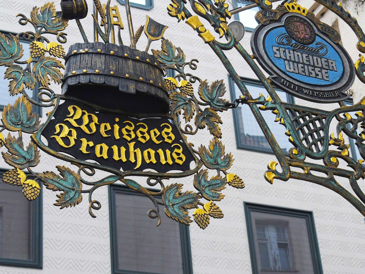 Schild am Schneiders Bräuhaus in München