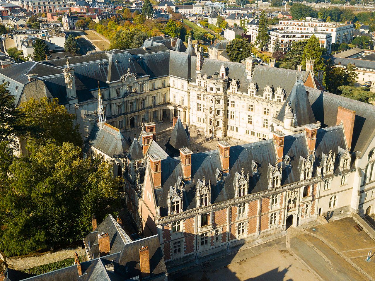 Château Royal de Blois an der Loire, Frankreich