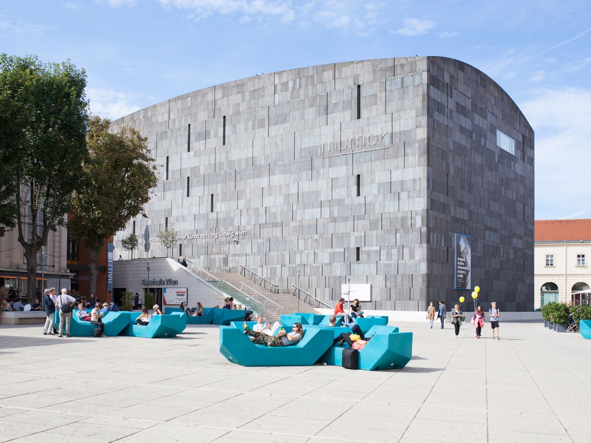 Das „Museum moderner Kunst Stiftung Ludwig Wien“ im Museumsquartier Wien