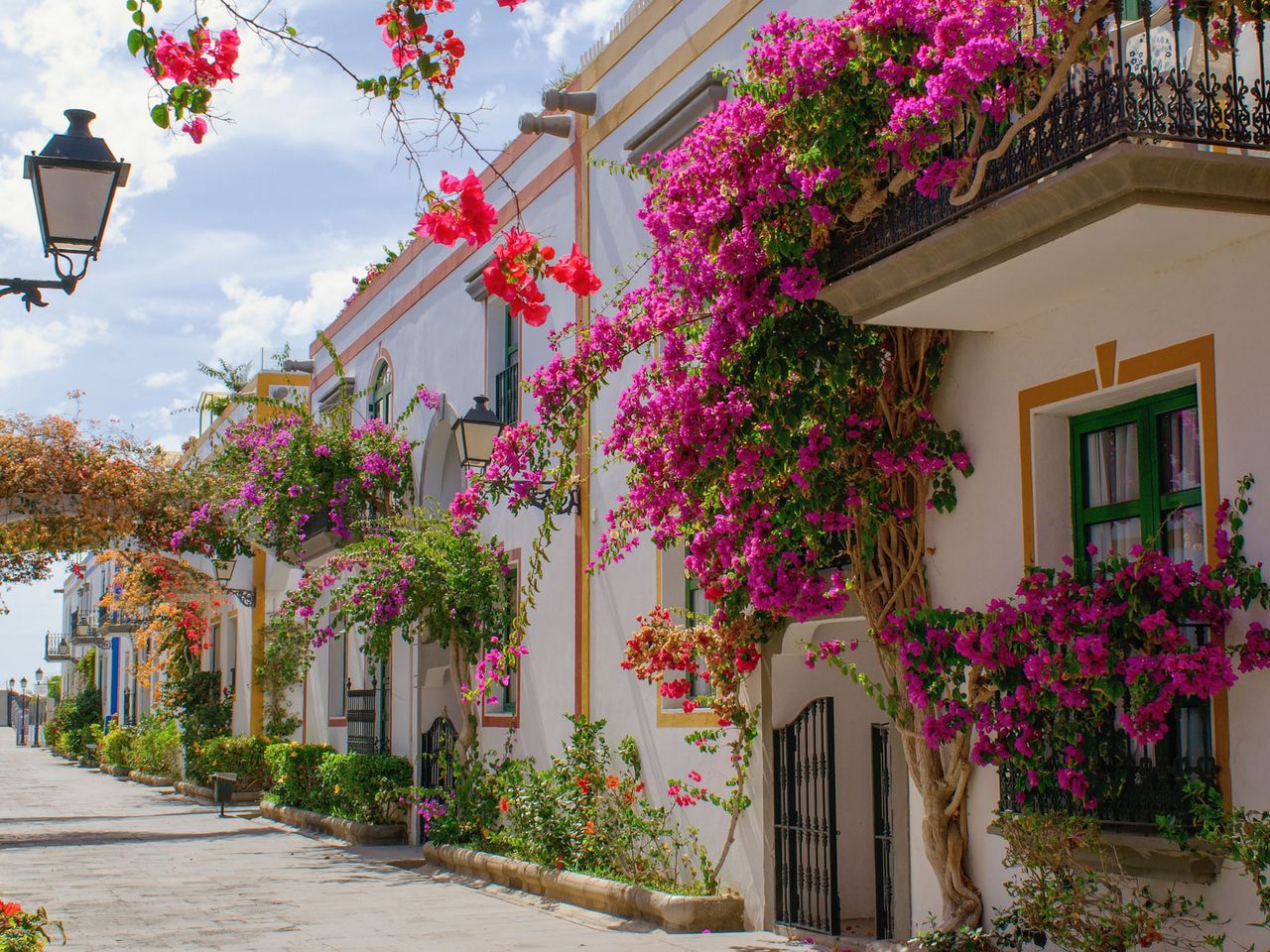 Gasse in Puerto de Mogán, Gran Canaria