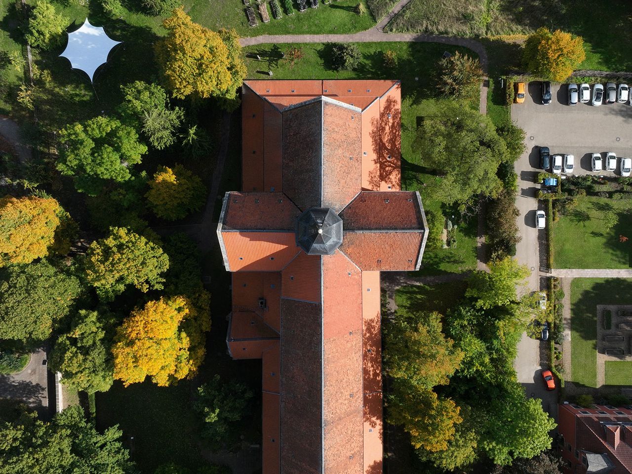 Riddagshausen, Braunschweig,Luftaufnahme