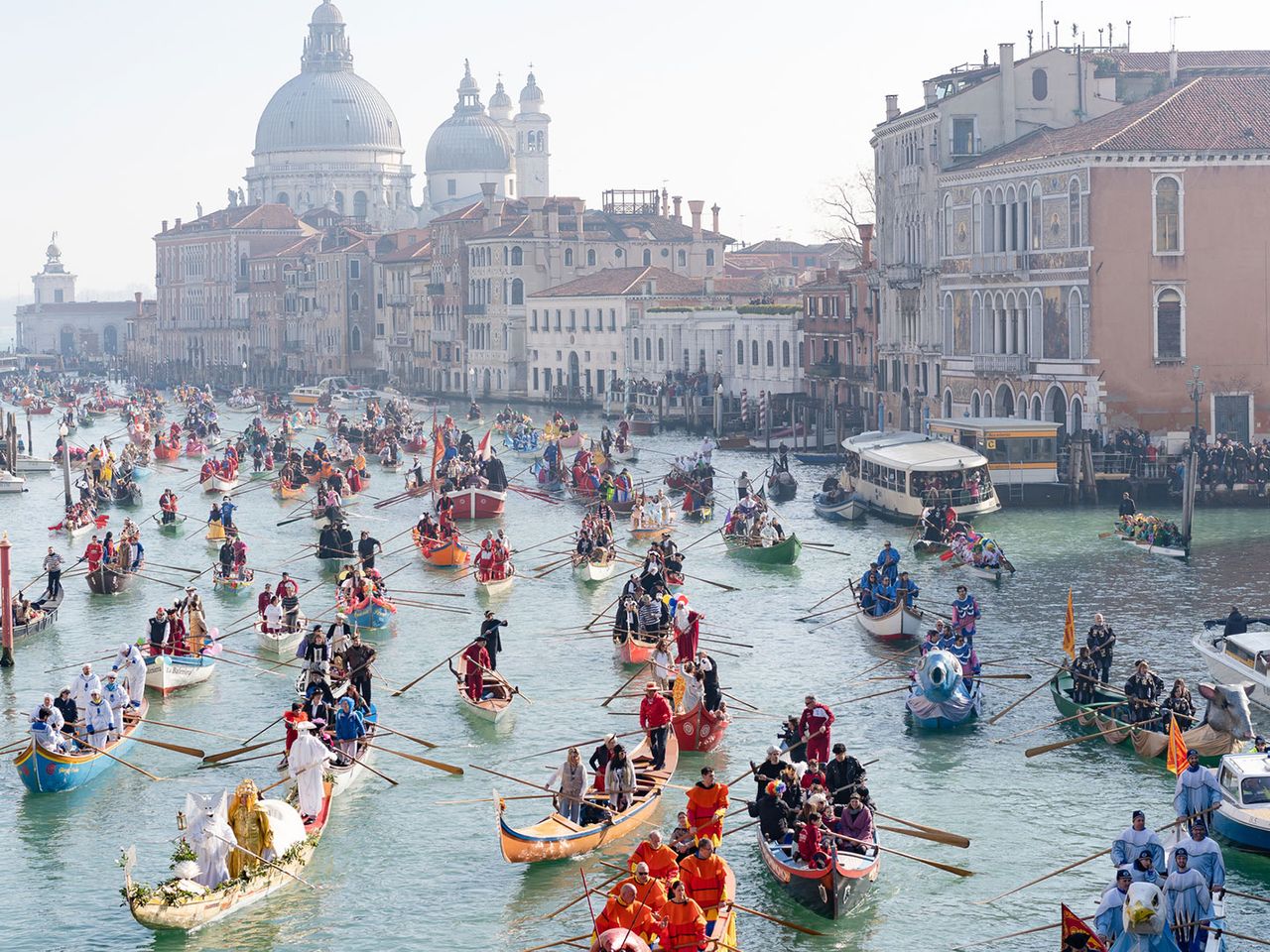 Ruderparade, Karneval in Venedig, Canal Grande