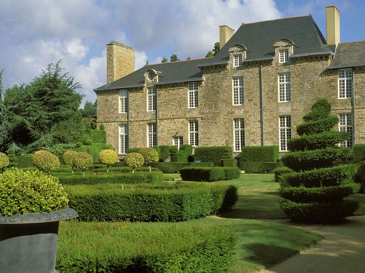 Château de la Ballue, mit Garten, Bretagne