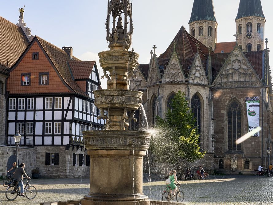 Brunnen in der braunschweiger Altstadt