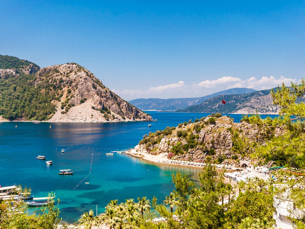 Turunc Bay bei Marmaris in der Türkei