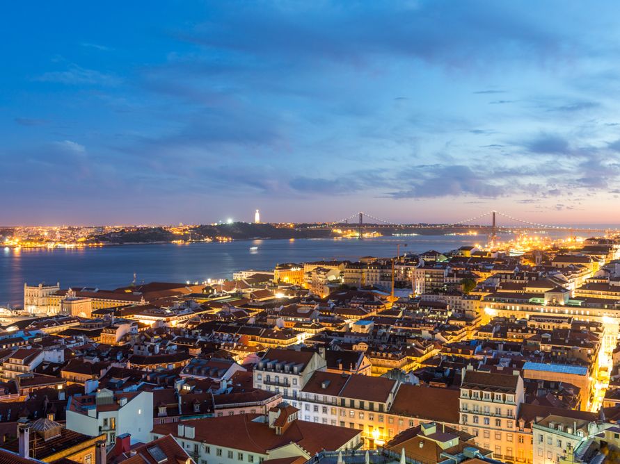 Blick vom Castelo de Sao Jorge