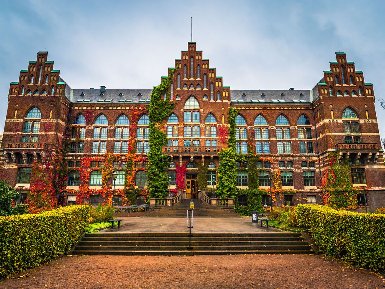Universitätsbibliothek in Lund, Schweden
