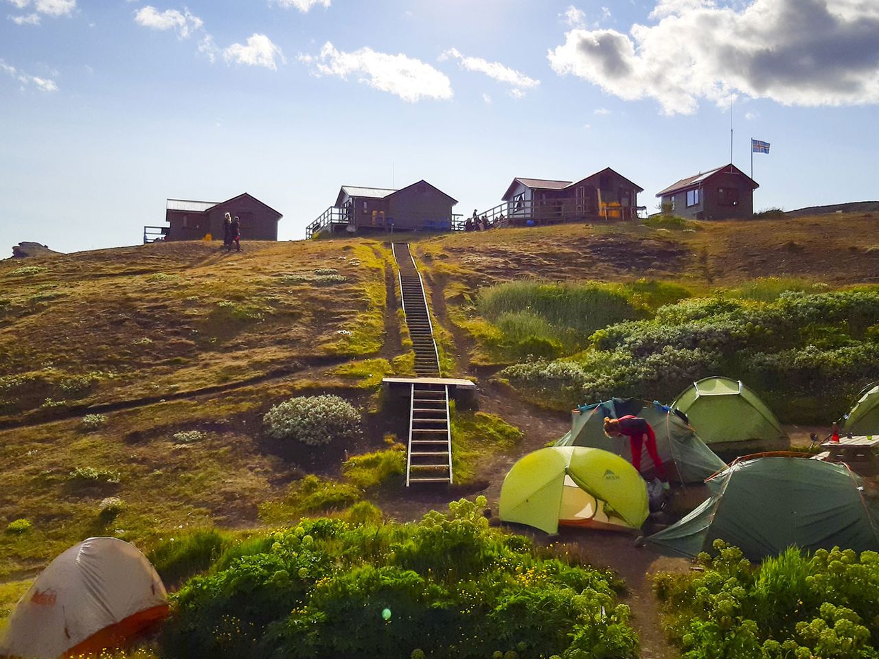 Campingplatz auf dem Laugavegur-Trail, Island