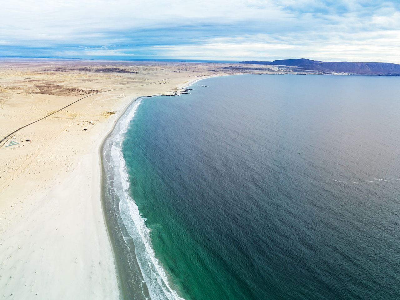 Der Bahia Inglesa in der Atacama-Wüste, Chile