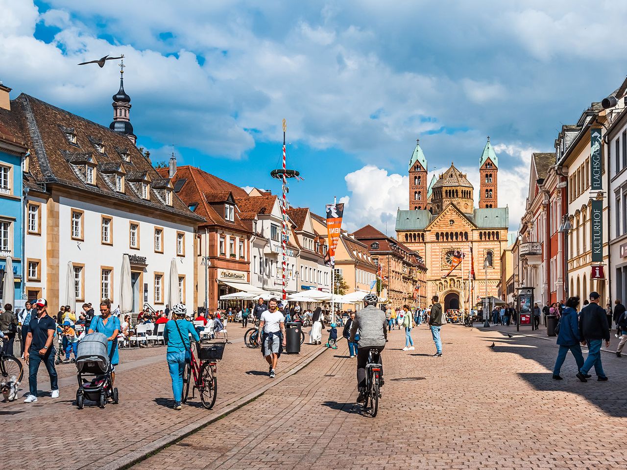 Dom zu Speyer und Stadtansicht