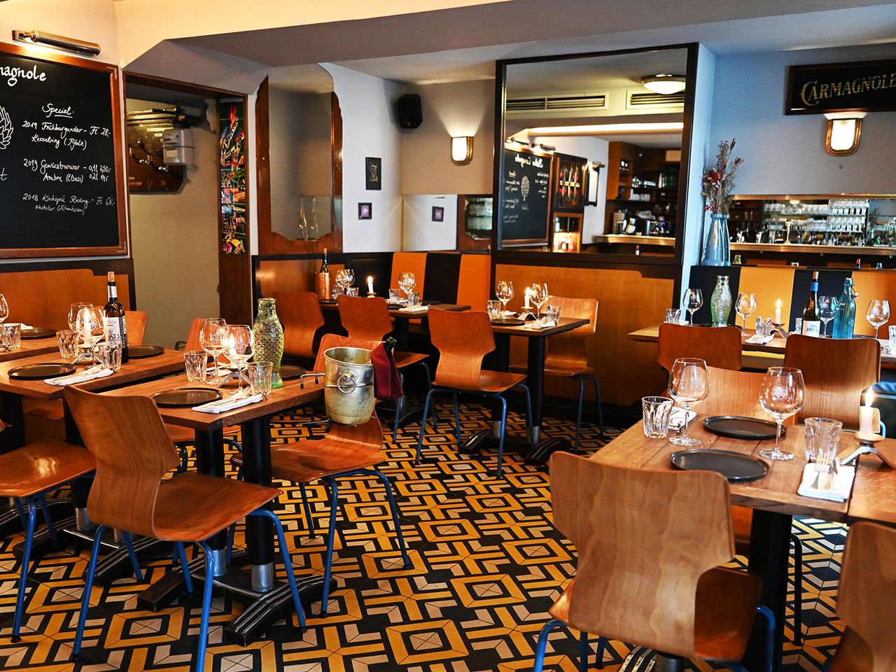 Innenbereich des Bistro Carmagnole
