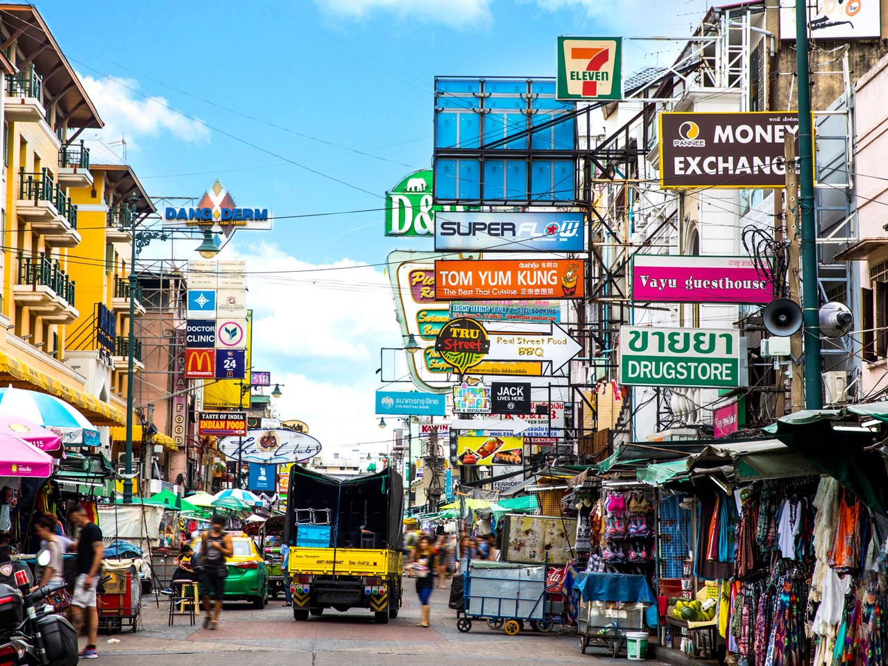 Khaosan Road in Bangkok