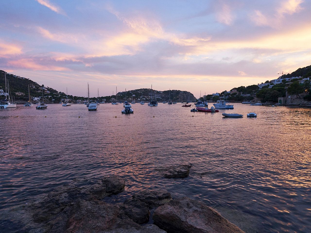 Port d’Andratx in der Dämmerung