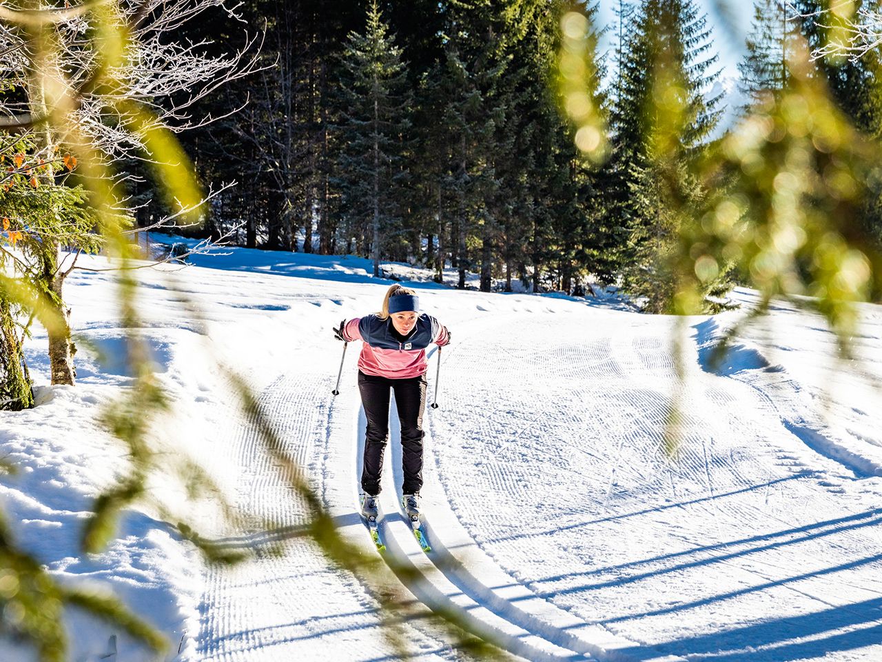 Ski-Langlaufen im Rohrmoos