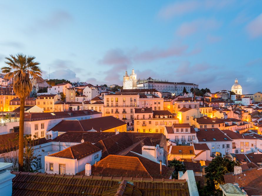 Abendliche Stimmung in Lissabon