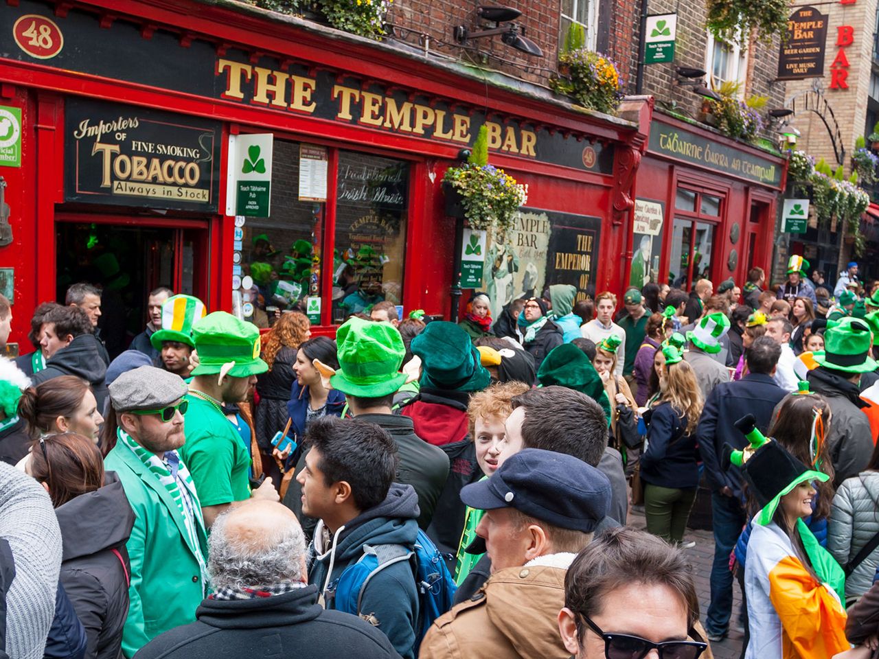 St. Patrick's Day in Temple Bar, Dublin