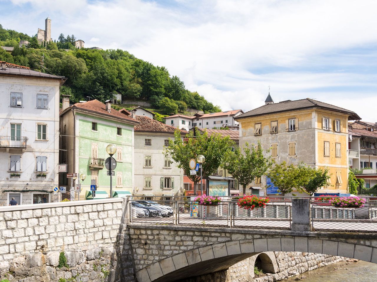 Borgo Valsugana, Brücke und Brenta